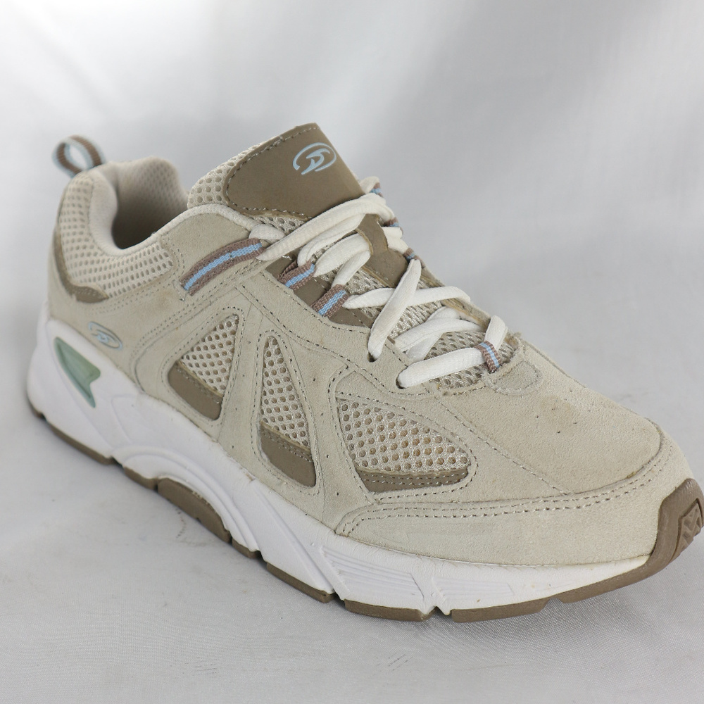 DR SCHOLL'S ASTER Gel-Cushion Tan Walking Sneakers PAIR Sz 7 Wide - Picture 2 of 8